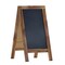 Flash Furniture Rustic Brown Wooden A-Frame Magnetic Chalkboard HGWA-GDIS-CRE8-442315-GG - alternate 5